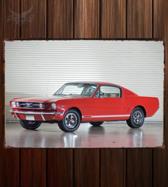 Металлическая табличка Mustang GT K-Code Fastback Металлическая табличка Mustang GT K-Code Fastback